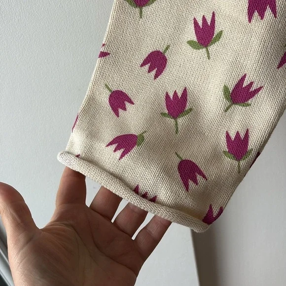 Gudrun Sjoden Floral Cotton Pullover Sweater XXL - Picture 6 of 10